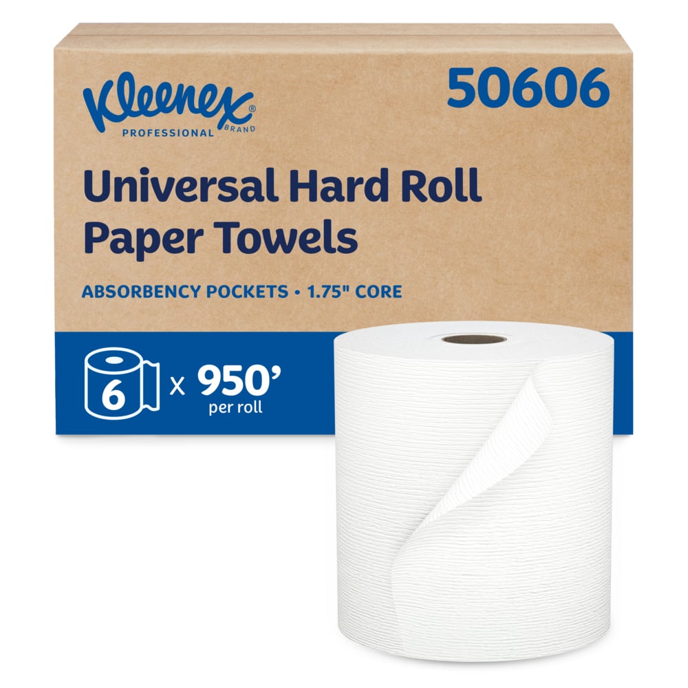 Kleenex Hard Roll Paper Towels 600' (50606) (6/cs)