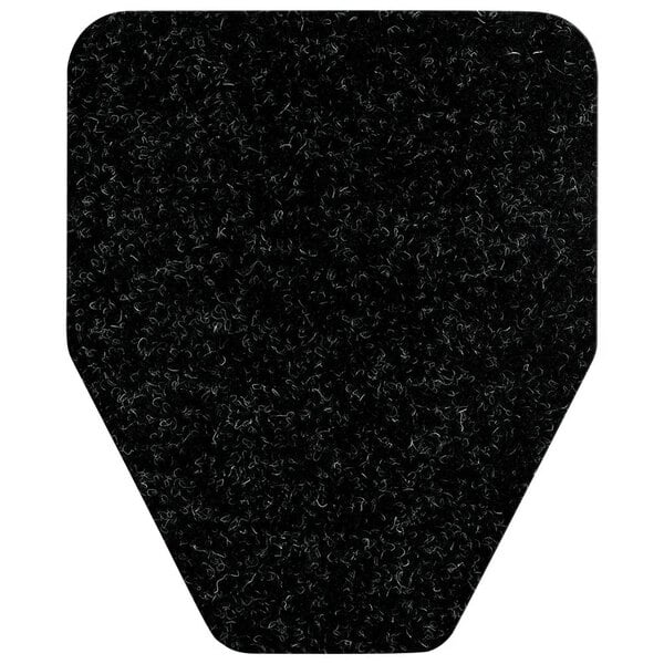 WizKid Original Cut Black Antimicrobial Urinal Mat (12/case)