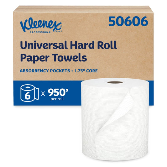 Kleenex Hard Roll Paper Towels 600' (50606) (6/cs)