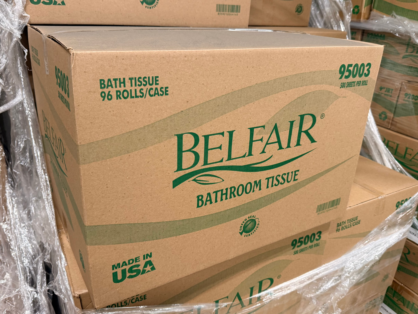 Belfair Toilet Paper 96 Rolls/Case, 500 Sheet/Roll